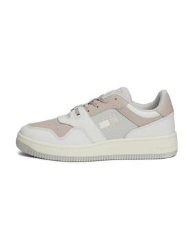 Scarpe da ginnastica Tommy Jeans Retro Basket pastello per donna