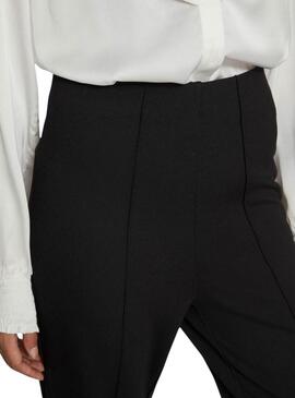 Pantaloni Vila Vibillie neri  per donna