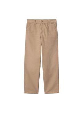 Pantaloni Carhartt Single Knee beige per uomo