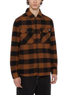 Camicia Dickies Sacramento toffee per uomo