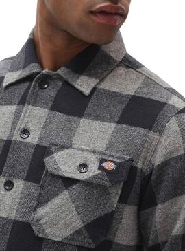 Camicia Dickies Sacramento grigia per uomo