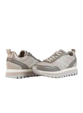 Sneakers Munich Ripple 66 grigie per donna