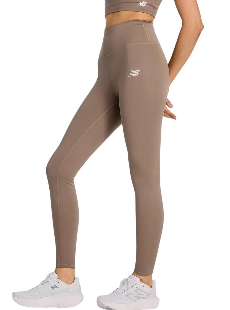 Leggings New Balance Harmony tostato per donna