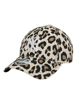 Cappello New Era Animal Print leopardato per donna e uomo