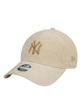 Cappello New Era Cord beige per donna e uomo