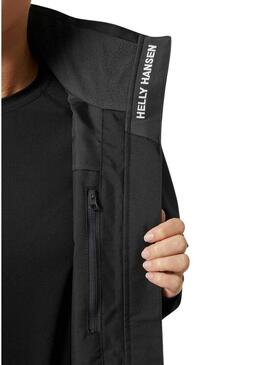 Giacca Helly Hansen Midlayer Hood nera per donna