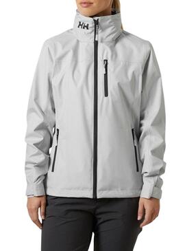 Giacca Helly Hansen Midlayer Hood grigia da donna