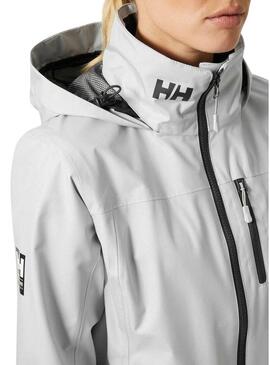 Giacca Helly Hansen Midlayer Hood grigia da donna