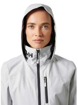 Giacca Helly Hansen Midlayer Hood grigia da donna