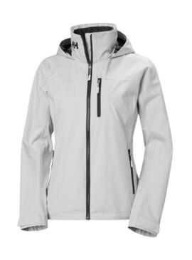 Giacca Helly Hansen Midlayer Hood grigia da donna