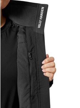 Giacca in pile nera Helly Hansen Midlayer per donna