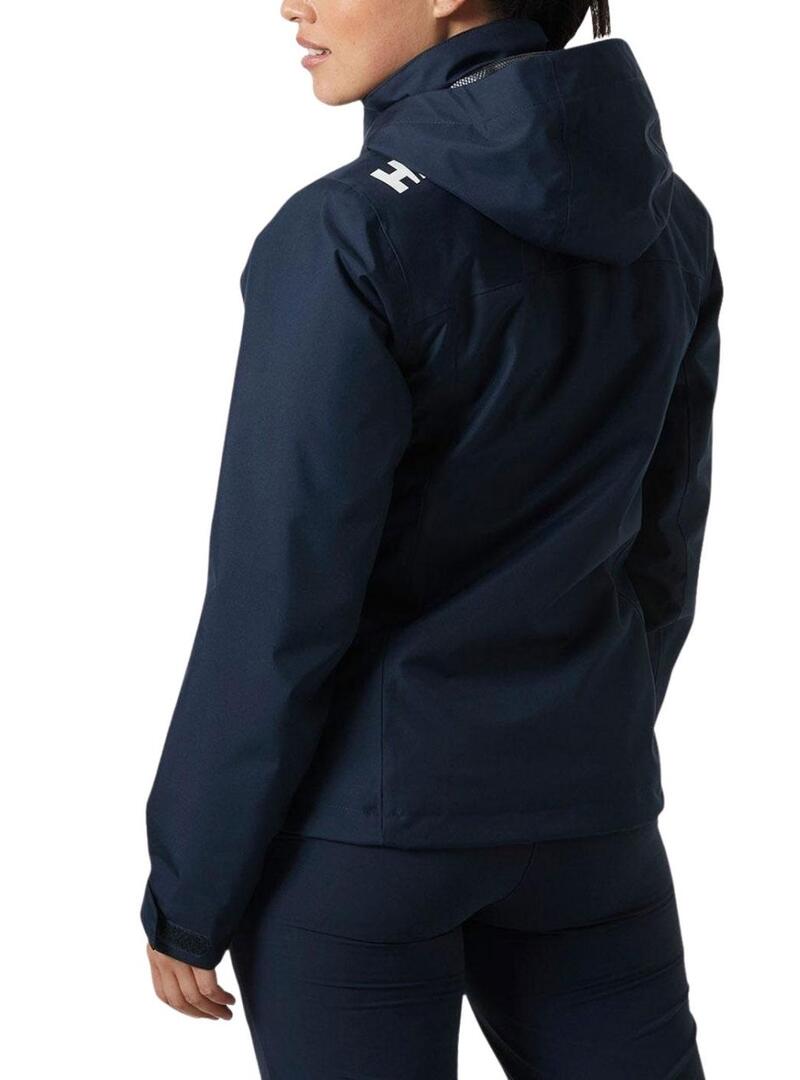 Giacca Helly Hansen Midlayer Hood polar marino per donna