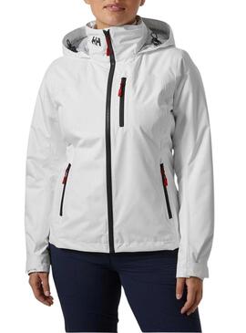 Giubbotto Helly Hansen Midlayer Hood polar bianco per donna