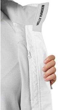 Giubbotto Helly Hansen Midlayer Hood polar bianco per donna