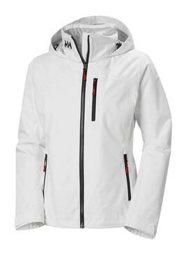 Giubbotto Helly Hansen Midlayer Hood polar bianco per donna