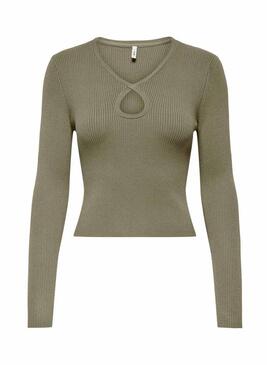 Top Only Meddi verde per donna