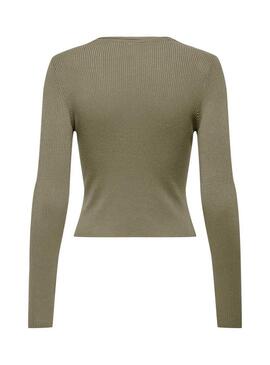 Top Only Meddi verde per donna