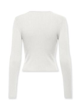 Top Only Meddi bianco per donna