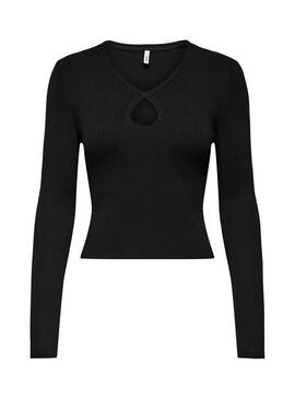 Top Only Meddi nero per donna