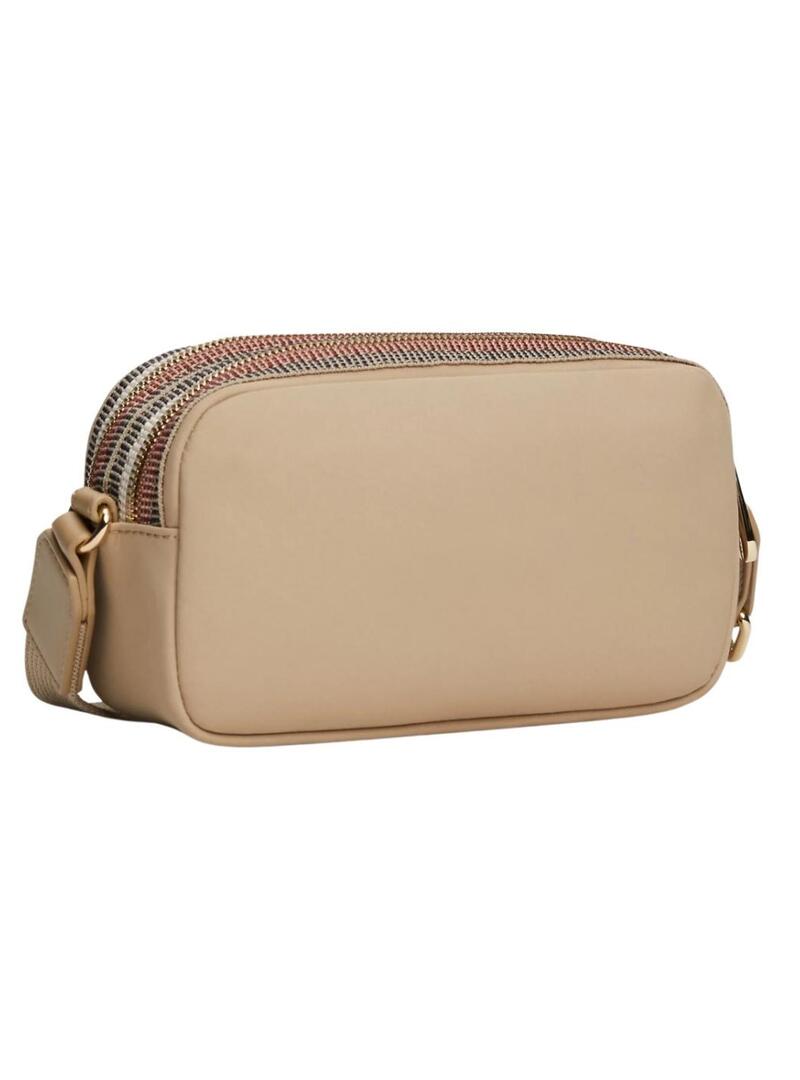 Borsa Tommy Hilfiger Poppy Camera beige per donna