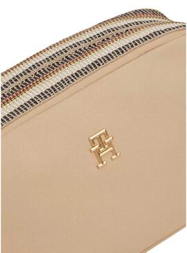 Borsa Tommy Hilfiger Poppy Camera beige per donna