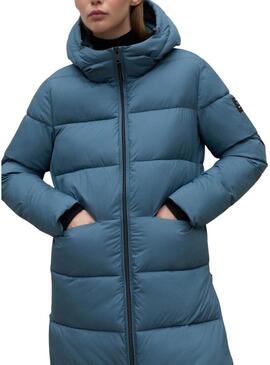 Cappotto Ecoalf Marangualf blu per donna