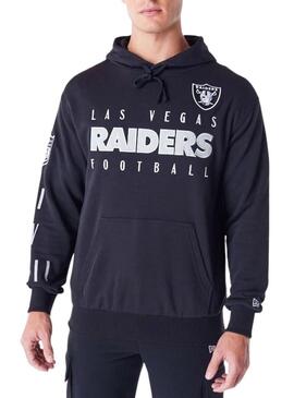 Felpa New Era Raiders nera per uomo e donna