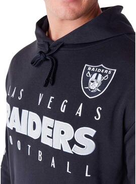 Felpa New Era Raiders nera per uomo e donna