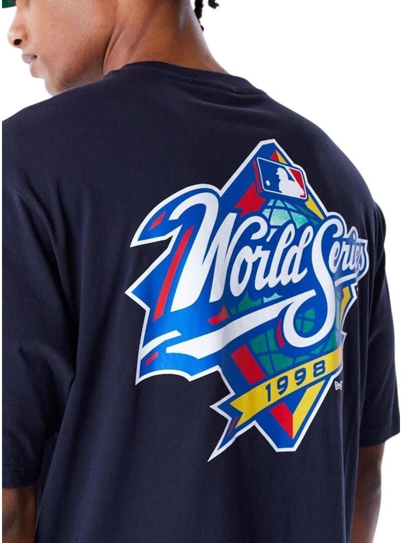 Maglietta New Era World Series blu scuro per uomo