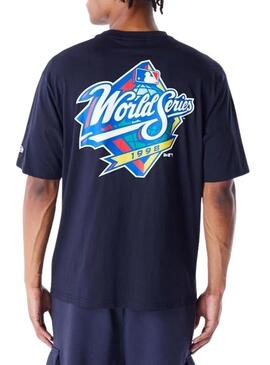 Maglietta New Era World Series blu scuro per uomo