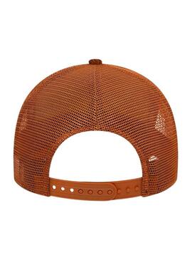 Cappellino New Era Cord Trucker marrone per donna e uomo