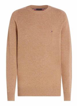 Maglia Tommy Hilfiger Lambswool beige per uomo