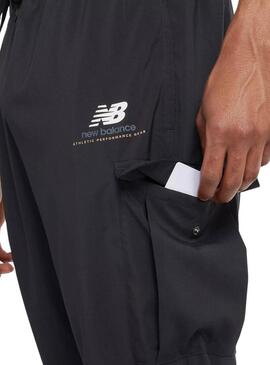 Pantalone New Balance Athletic Performance nero da uomo