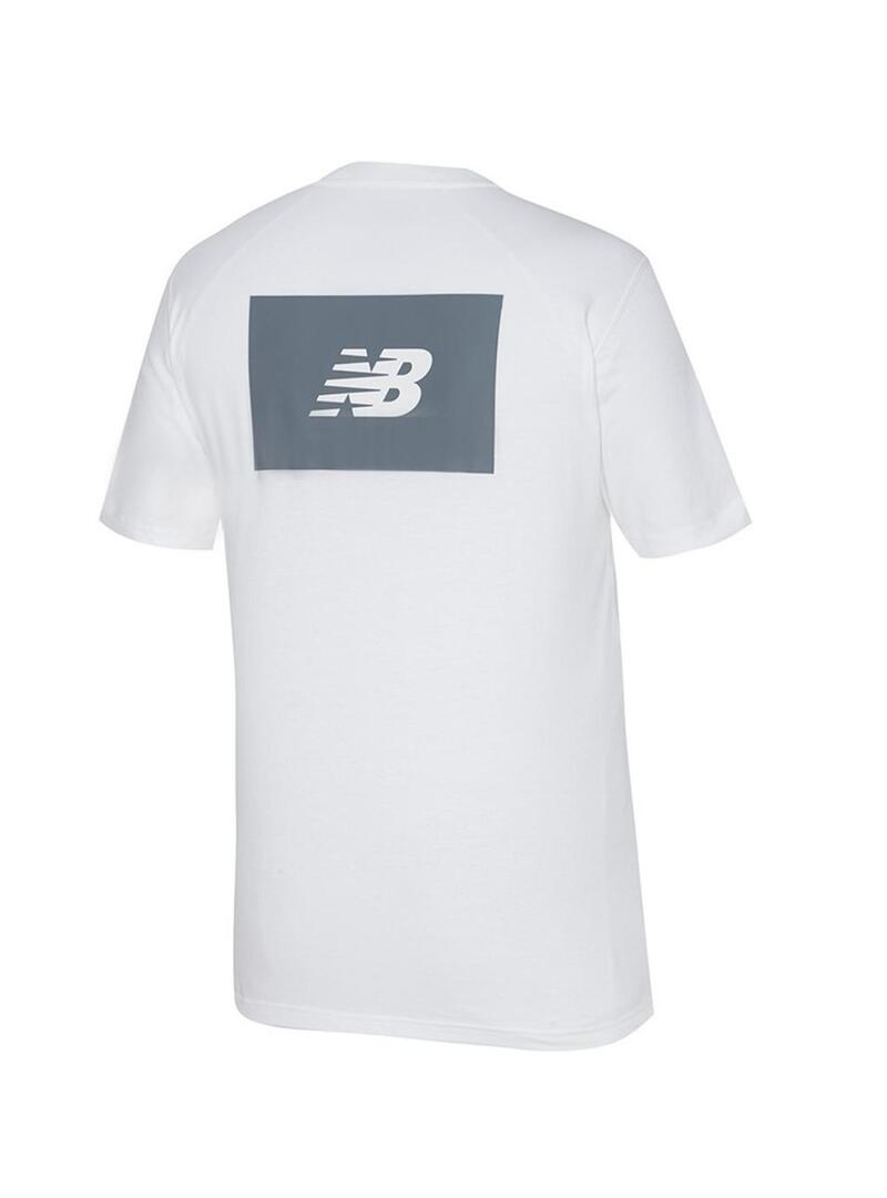 Maglietta New Balance Logo bianca per uomo