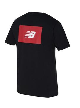 Maglietta New Balance Logo nera per uomo