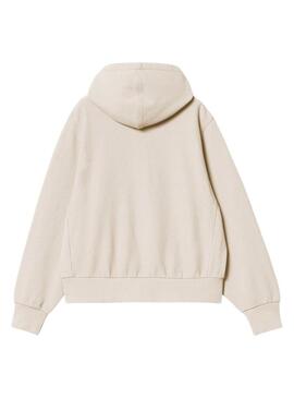 Felpa con cappuccio Carhartt WIP beige per donna