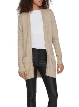 Giacca Vila Viril beige per donna