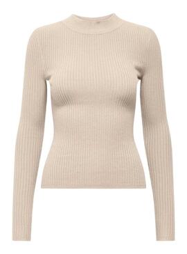 Maglia Only Louisa beige per donna