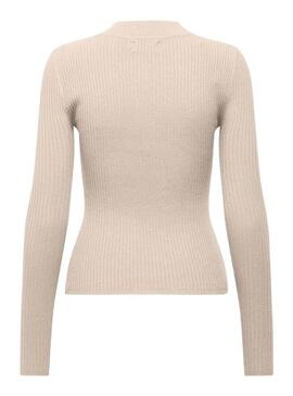 Maglia Only Louisa beige per donna