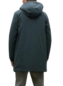 Cappotto Ecoalf Pasualf verde per uomo