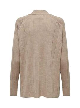 Maglia a maglia Only Tess beige per donna