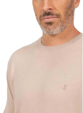 Maglione El Pulpo Basic Cashmere cammello per uomo