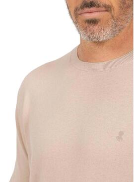 Maglione El Pulpo Basic Cashmere cammello per uomo