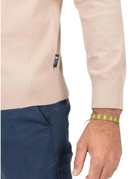 Maglione El Pulpo Basic Cashmere cammello per uomo