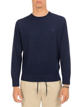 Maglione El Pulpo Basic Cashmere blu navy per uomo