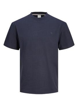 Maglietta Jack and Jones Logan blu per uomo