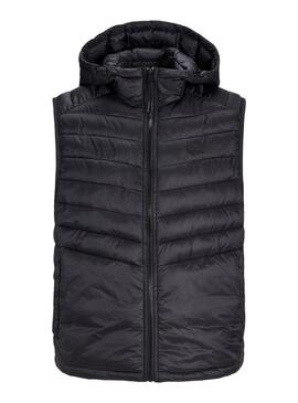 Gilet Jack and Jones Esprint nero per uomo