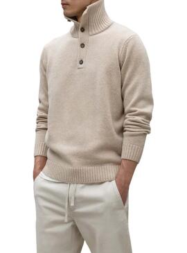 Maglia Ecoalf Idesiaalf beige per uomo