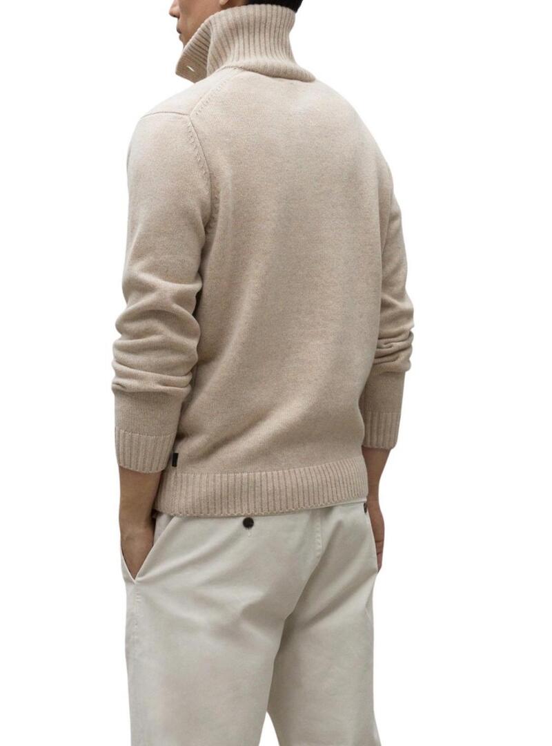 Maglia Ecoalf Idesiaalf beige per uomo