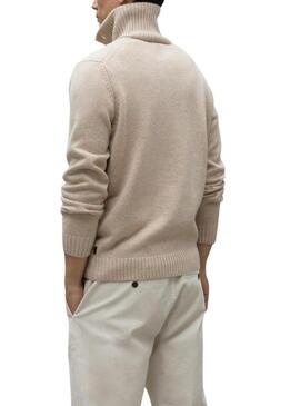 Maglia Ecoalf Idesiaalf beige per uomo